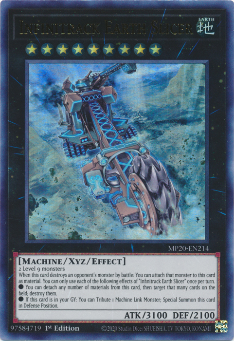 Infinitrack Earth Slicer [MP20-EN214] Ultra Rare | Devastation Store