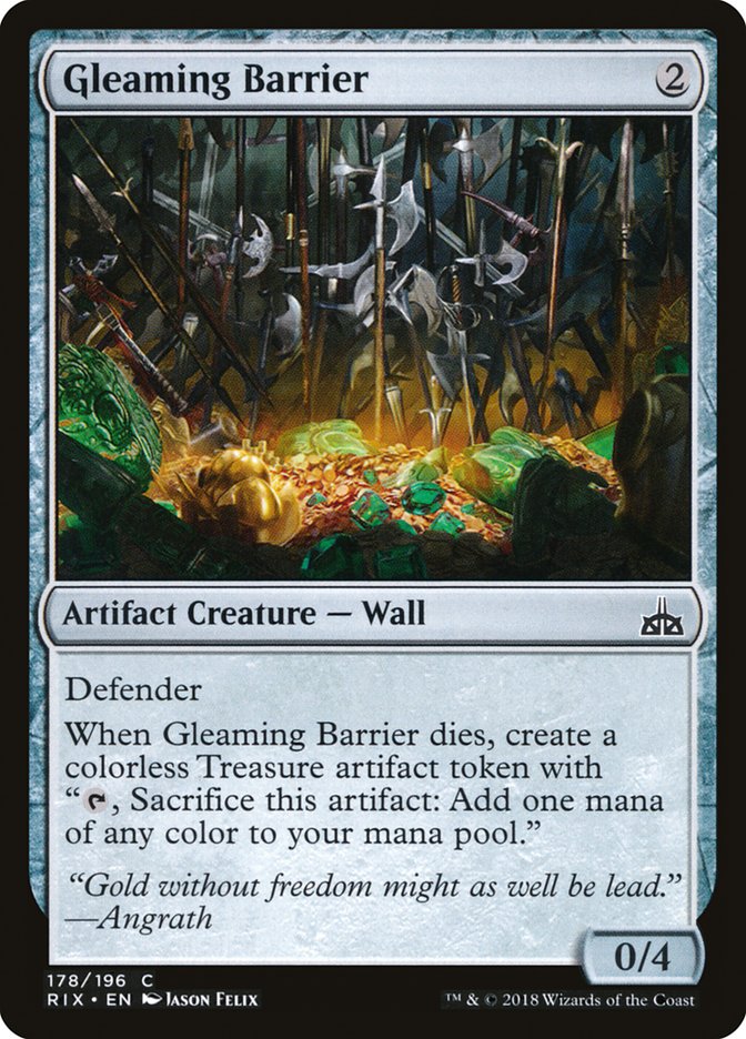 Gleaming Barrier [Rivals of Ixalan] - Devastation Store | Devastation Store
