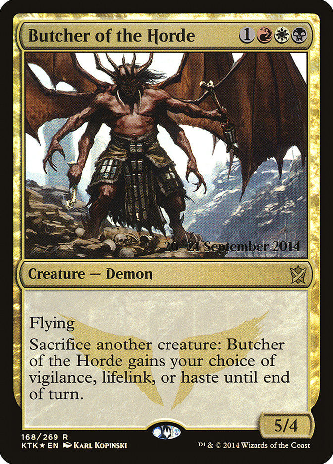 Butcher of the Horde  [Khans of Tarkir Prerelease Promos] - Devastation Store | Devastation Store