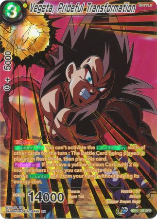 Vegeta, Prideful Transformation (SPR) [BT10-105] | Devastation Store