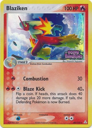 Blaziken (20/110) (Stamped) [EX: Holon Phantoms] | Devastation Store