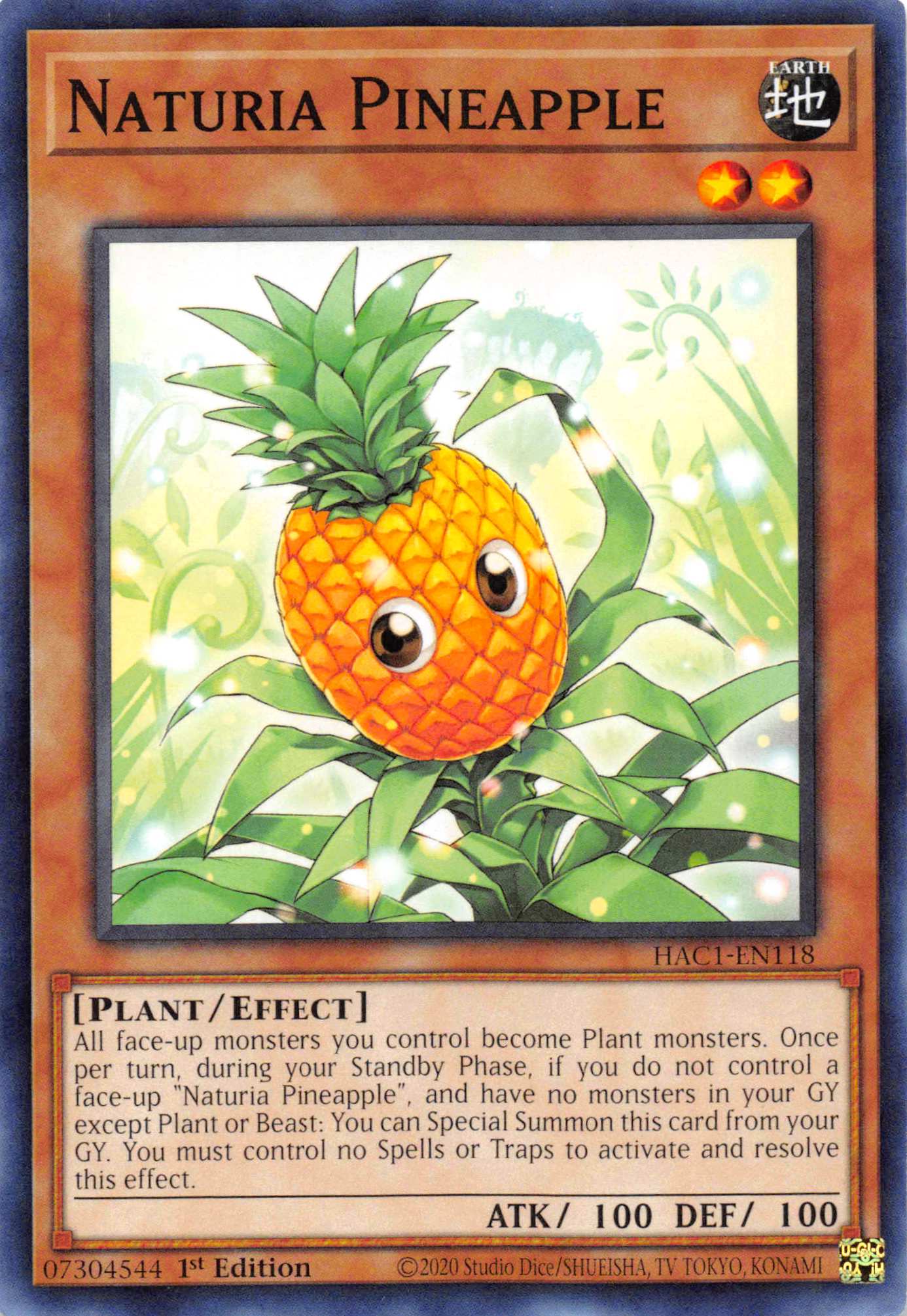 Naturia Pineapple [HAC1-EN118] Common | Devastation Store