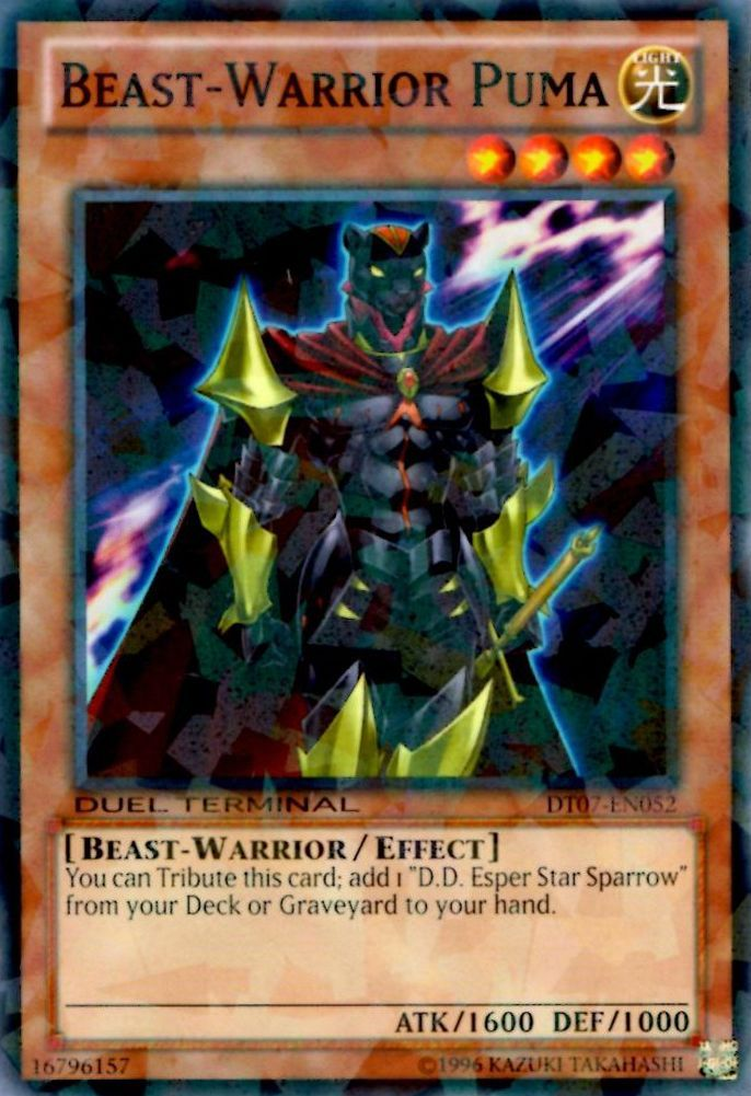 Beast-Warrior Puma [DT07-EN052] Common | Devastation Store