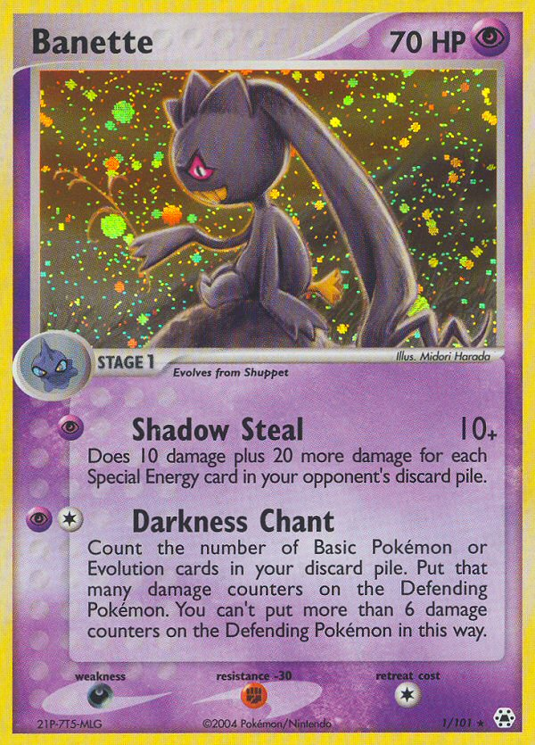 Banette (1/101) [EX: Hidden Legends] | Devastation Store