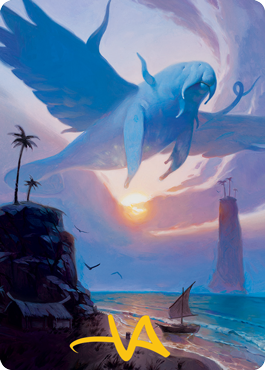 Aeromoeba Art Card (Gold-Stamped Signature) [Modern Horizons 2 Art Series] | Devastation Store