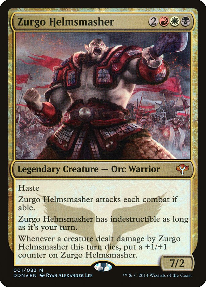 Zurgo Helmsmasher [Duel Decks: Speed vs. Cunning] - Devastation Store | Devastation Store
