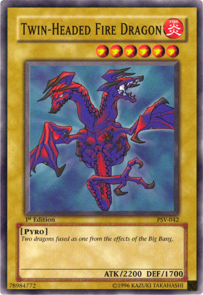 Twin-Headed Fire Dragon [PSV-042] Common | Devastation Store