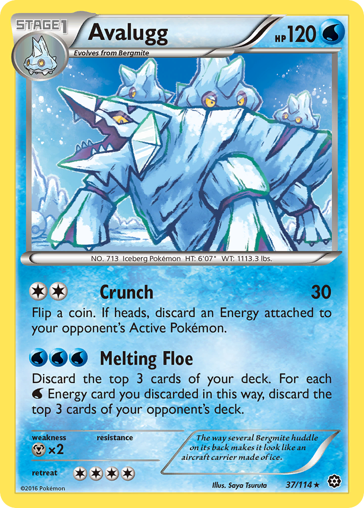 Avalugg (37/114) [XY: Steam Siege] | Devastation Store