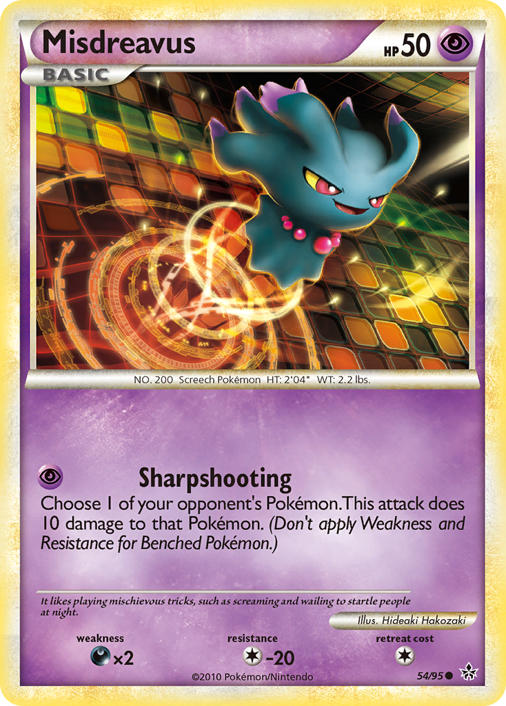 Misdreavus (54/95) [HeartGold & SoulSilver: Unleashed] | Devastation Store