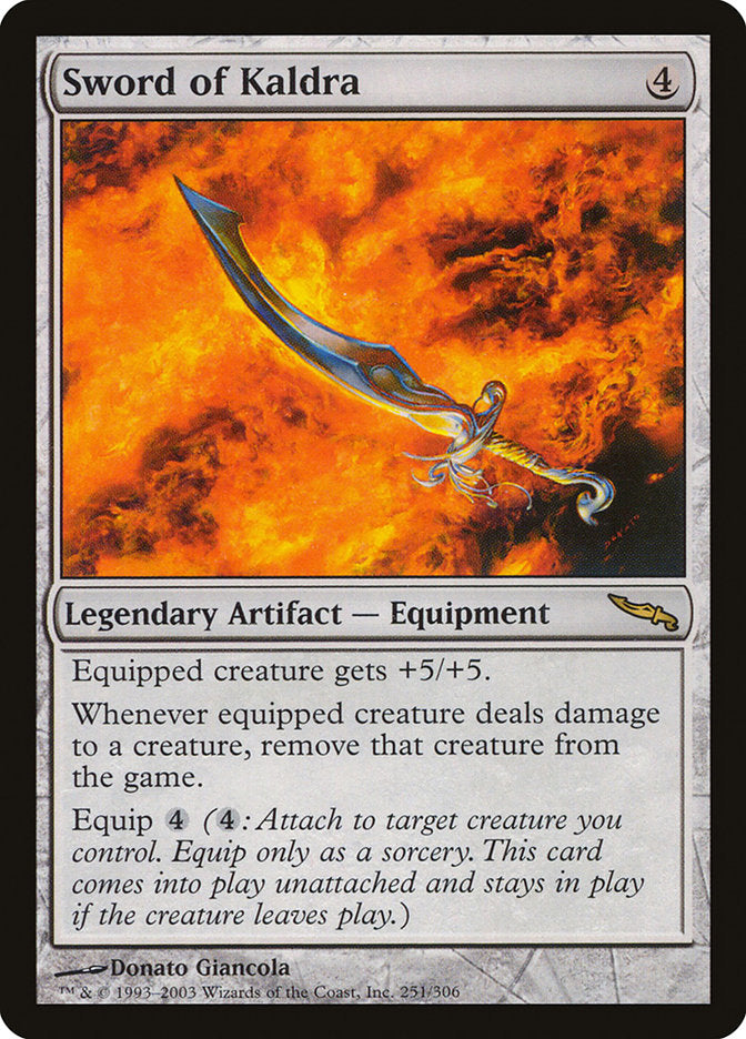 Sword of Kaldra [Mirrodin] - Devastation Store | Devastation Store