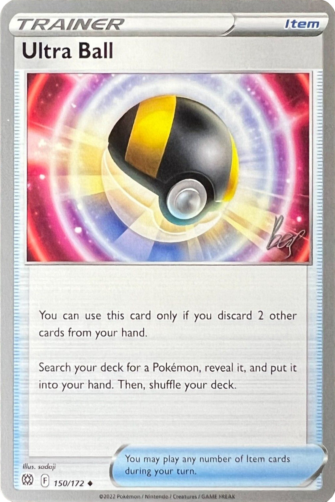 Ultra Ball (150/172) (Cheryl Again - Sebastian Lashmet) [World Championships 2022] | Devastation Store