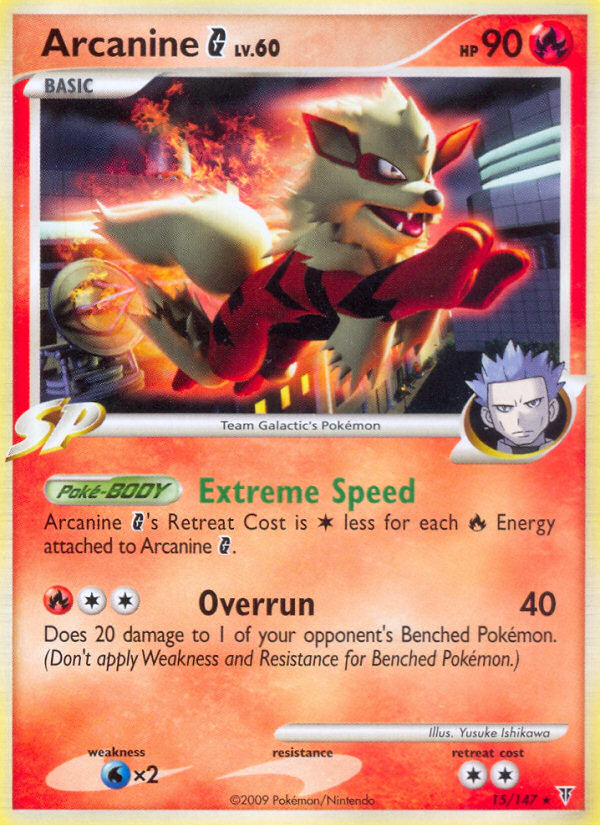 Arcanine G (15/147) [Platinum: Supreme Victors] | Devastation Store