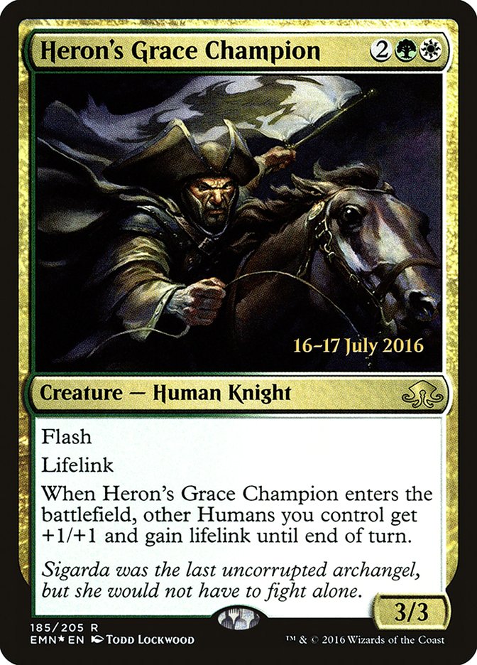 Heron's Grace Champion  [Eldritch Moon Prerelease Promos] | Devastation Store