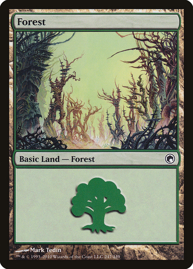 Forest (247) [Scars of Mirrodin] - Devastation Store | Devastation Store