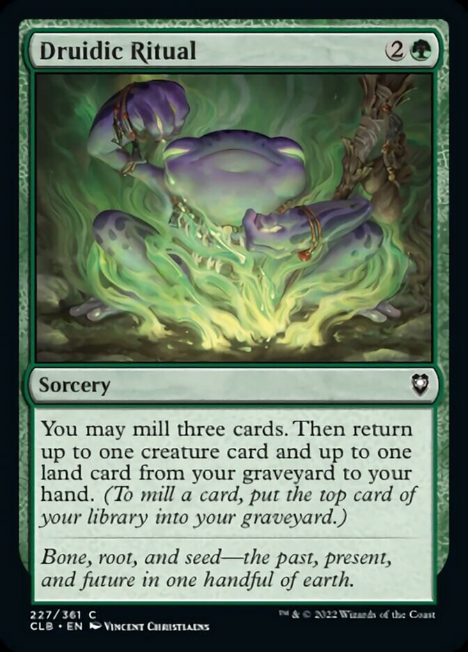 Druidic Ritual [Commander Legends: Battle for Baldur's Gate] | Devastation Store