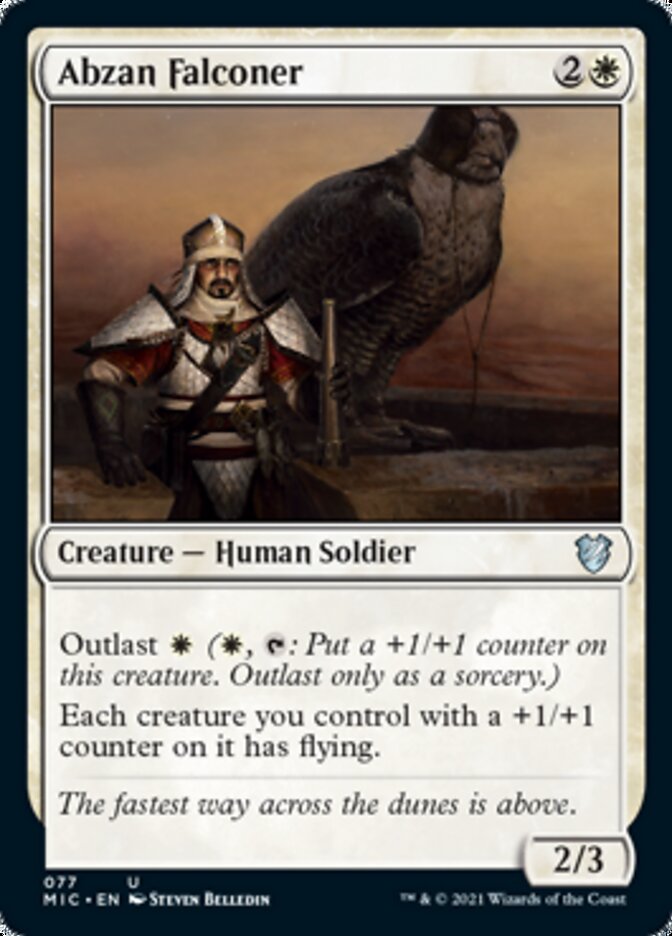 Abzan Falconer [Innistrad: Midnight Hunt Commander] | Devastation Store