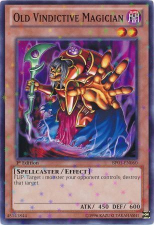 Old Vindictive Magician [BP01-EN060] Starfoil Rare | Devastation Store