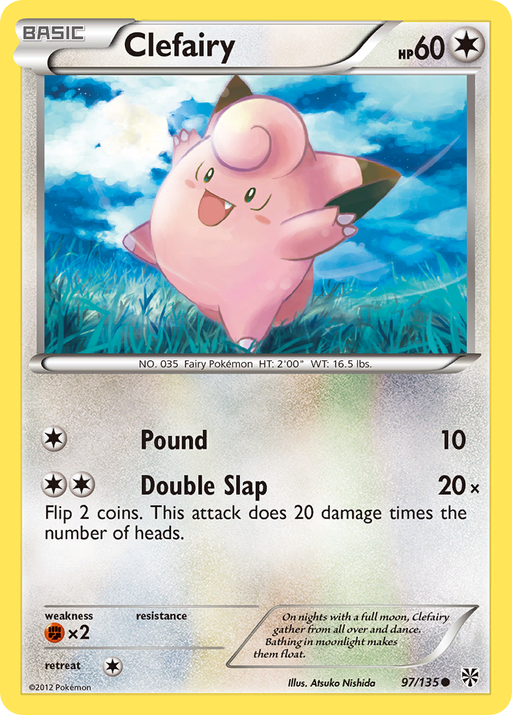 Clefairy (97/135) [Black & White: Plasma Storm] | Devastation Store