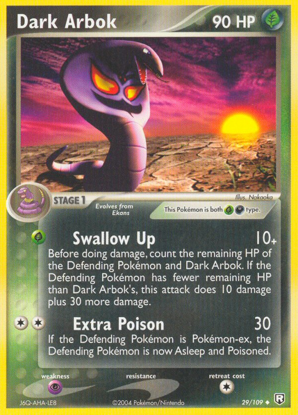 Dark Arbok (29/109) [EX: Team Rocket Returns] | Devastation Store