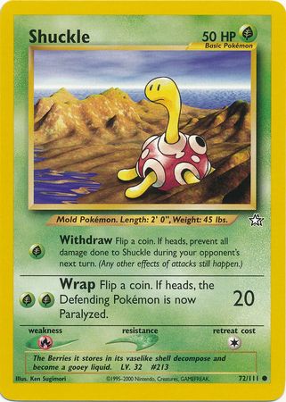 Shuckle (72/111) [Neo Genesis Unlimited] | Devastation Store