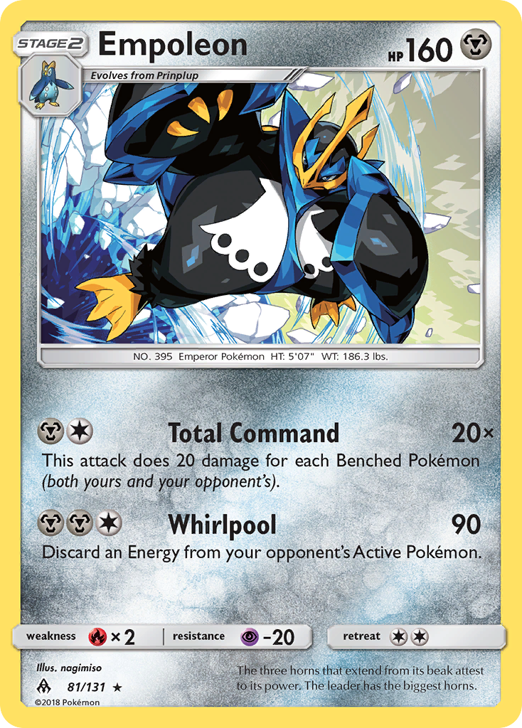 Empoleon (81/131) [Sun & Moon: Forbidden Light] | Devastation Store