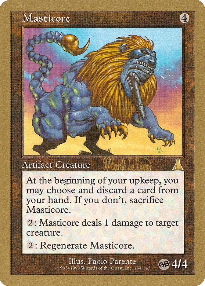 Masticore (Mark Le Pine) (SB) [World Championship Decks 1999] | Devastation Store