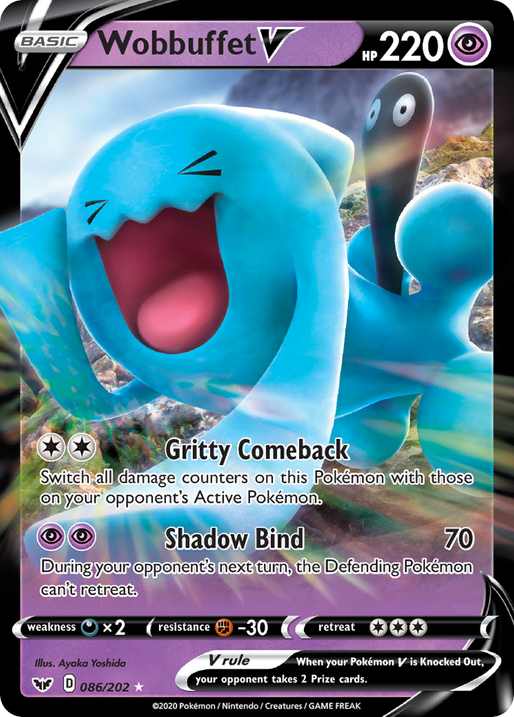 Wobbuffet V (086/202) [Sword & Shield: Base Set] | Devastation Store