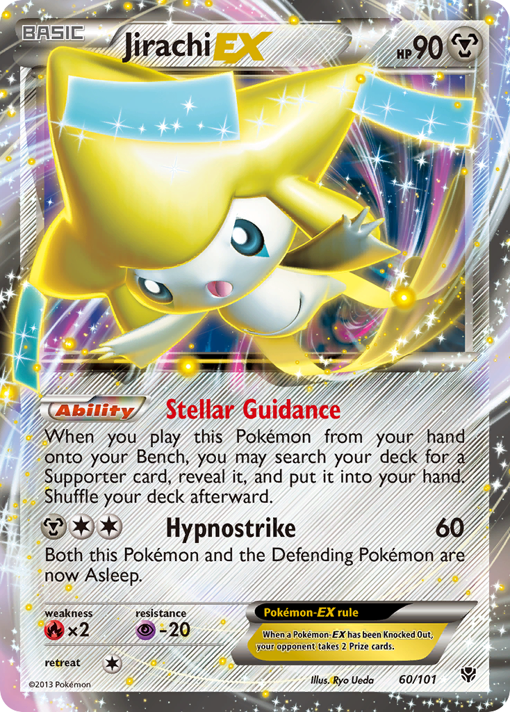 Jirachi EX (60/101) [Black & White: Plasma Blast] | Devastation Store
