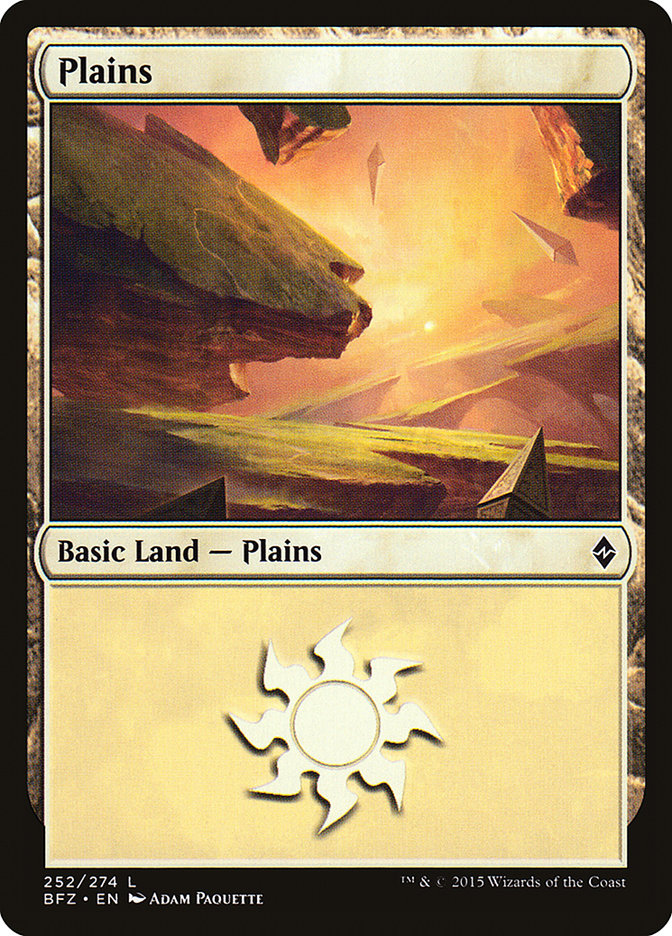 Plains (252a) [Battle for Zendikar] - Devastation Store | Devastation Store