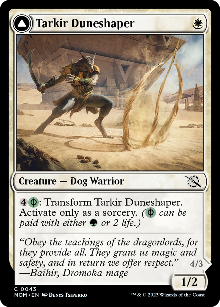 Tarkir Duneshaper // Burnished Dunestomper [March of the Machine] | Devastation Store