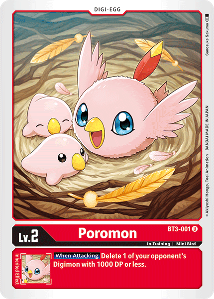 Poromon [BT3-001] [Release Special Booster Ver.1.5] | Devastation Store
