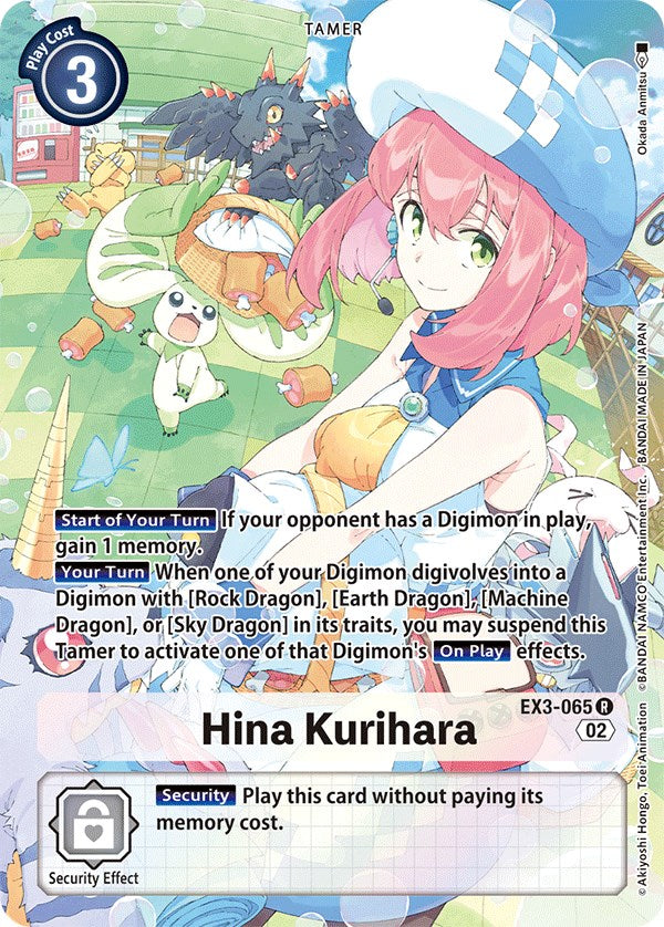 Hina Kurihara [EX3-065] (Alternate Art) [Draconic Roar] | Devastation Store