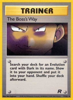 The Boss's Way (73/82) [Team Rocket Unlimited] | Devastation Store