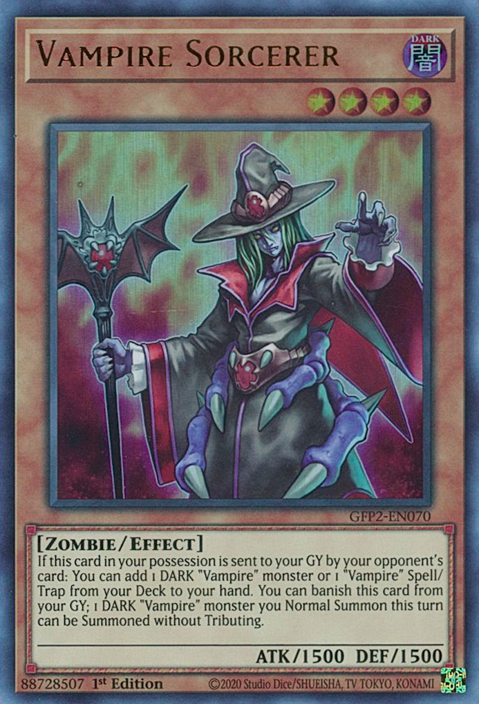 Vampire Sorcerer [GFP2-EN070] Ultra Rare | Devastation Store