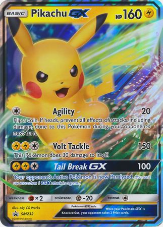 Pikachu GX (SM232) (Jumbo Card) [Sun & Moon: Black Star Promos] | Devastation Store