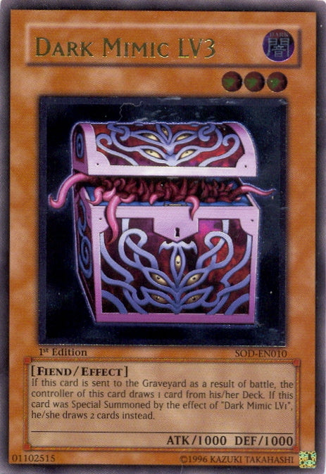 Dark Mimic LV3 [SOD-EN010] Ultimate Rare | Devastation Store