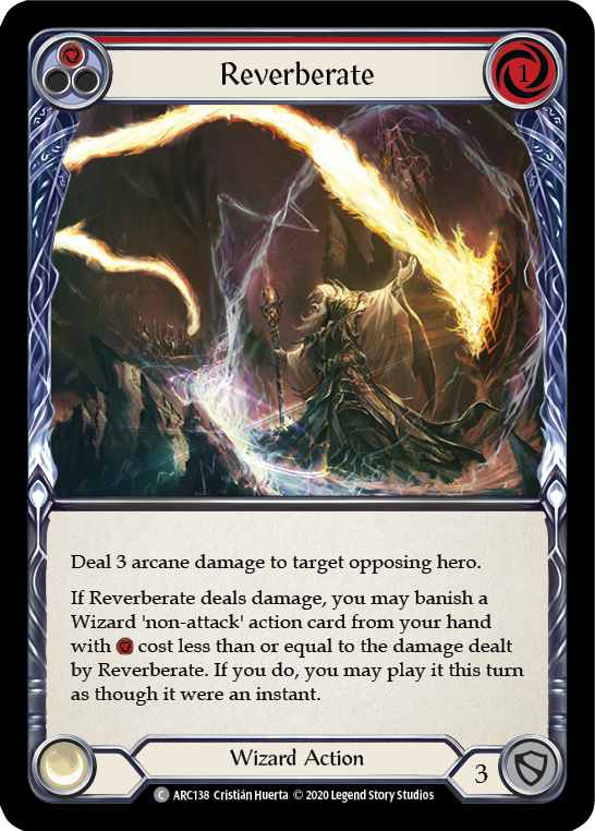 Reverberate (Red) [ARC138] Unlimited Edition Rainbow Foil - Devastation Store | Devastation Store