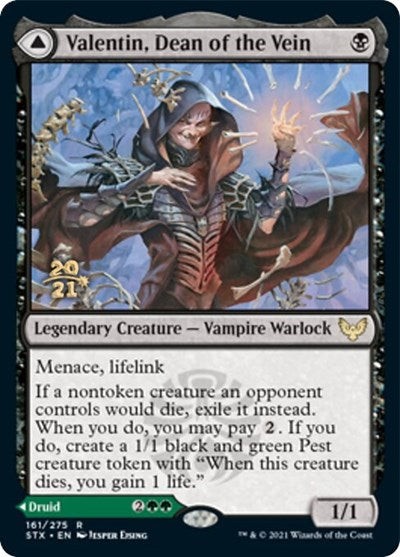 Valentin, Dean of the Vein // Lisette, Dean of the Root [Strixhaven: School of Mages Prerelease Promos] | Devastation Store