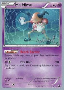 Mr. Mime (47/116) (Emerald King - Andrew Estrada) [World Championships 2014] | Devastation Store