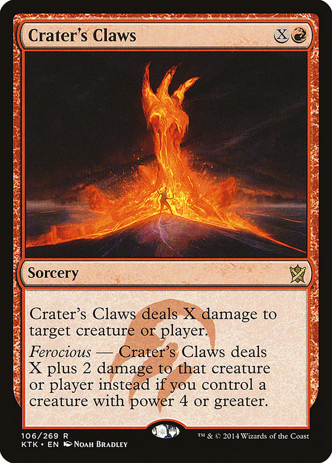 Crater's Claws [Khans of Tarkir] | Devastation Store