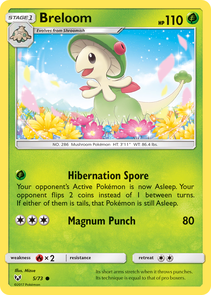 Breloom (5/73) [Sun & Moon: Shining Legends] | Devastation Store