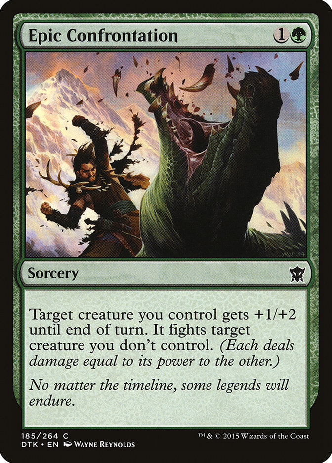 Epic Confrontation [Dragons of Tarkir] | Devastation Store