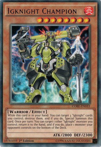 Igknight Champion [CORE-EN033] Rare | Devastation Store