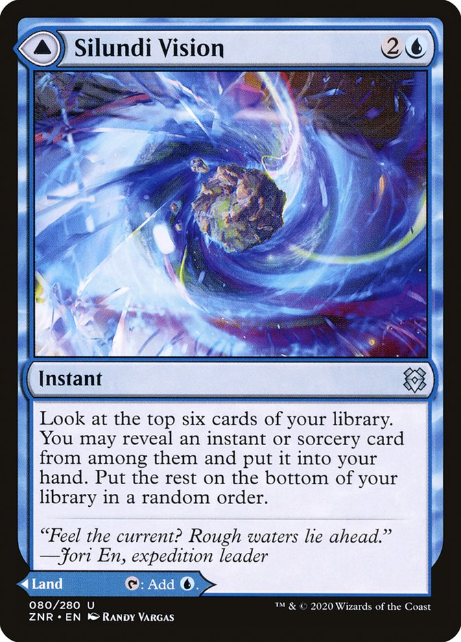 Silundi Vision // Silundi Isle [Zendikar Rising] | Devastation Store