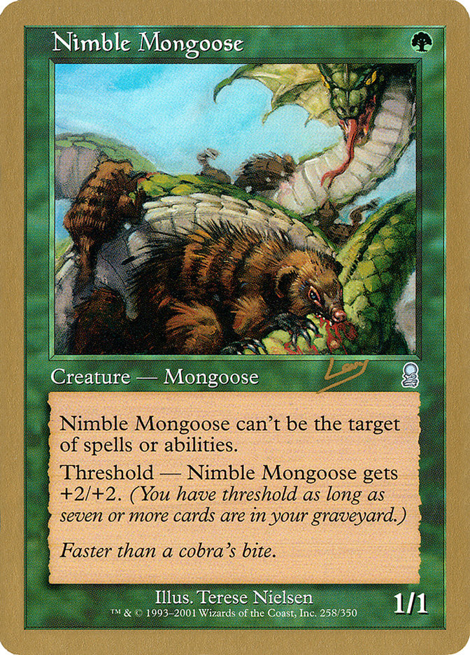 Nimble Mongoose (Raphael Levy) [World Championship Decks 2002] | Devastation Store