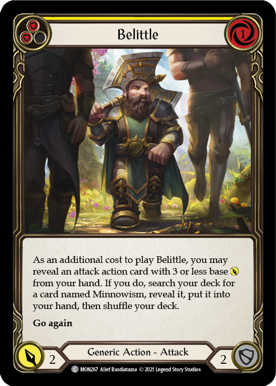 Belittle (Yellow) [MON267] 1st Edition Normal - Devastation Store | Devastation Store