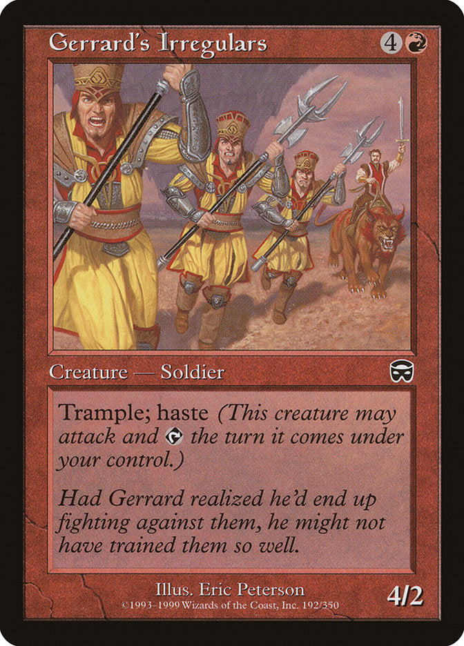 Gerrard's Irregulars [Mercadian Masques] - Devastation Store | Devastation Store