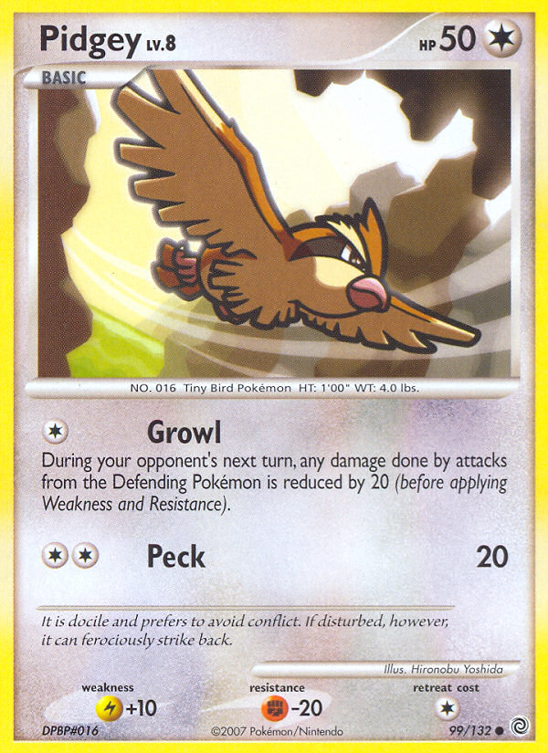 Pidgey (99/132) [Diamond & Pearl: Secret Wonders] | Devastation Store