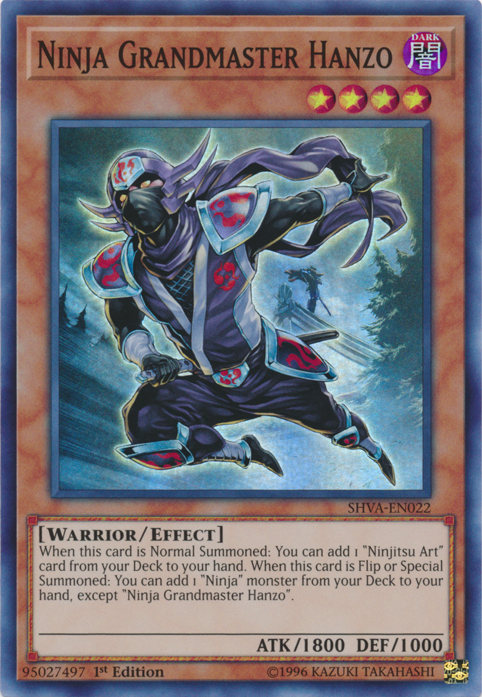 Ninja Grandmaster Hanzo [SHVA-EN022] Super Rare | Devastation Store