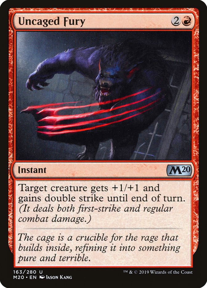 Uncaged Fury [Core Set 2020] | Devastation Store